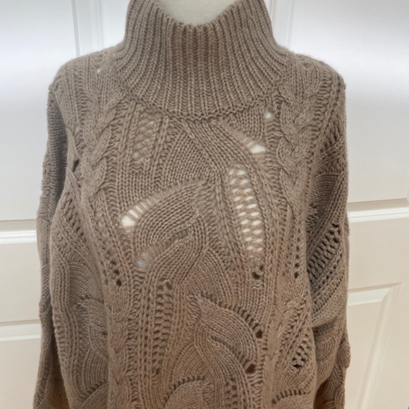 SYLVIE MOCK NECK CASHMERE SWEATER FROM NAKEDCASHMERE - Picture 2 of 9